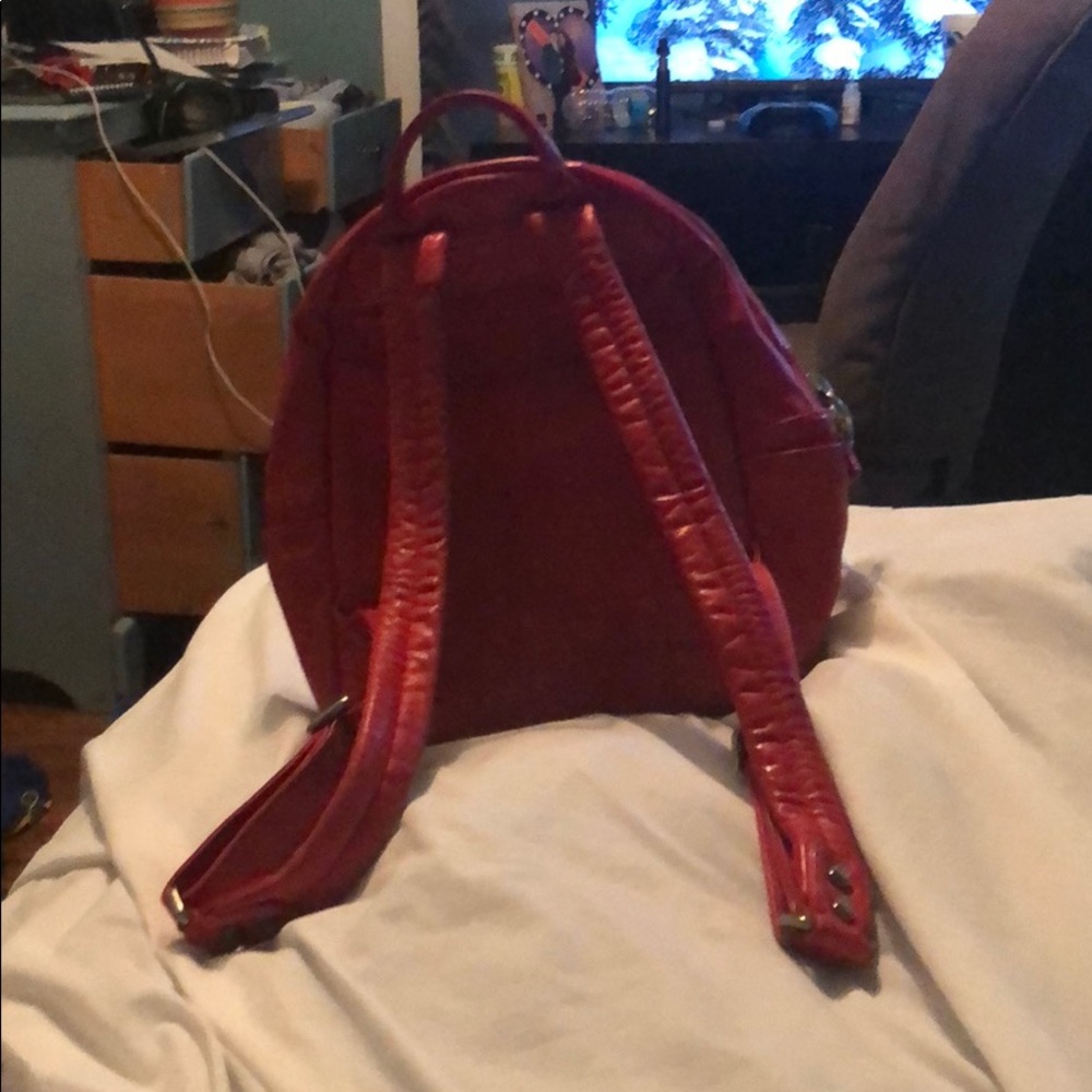 Red MCM bag/backpack - Picture 2 of 3
